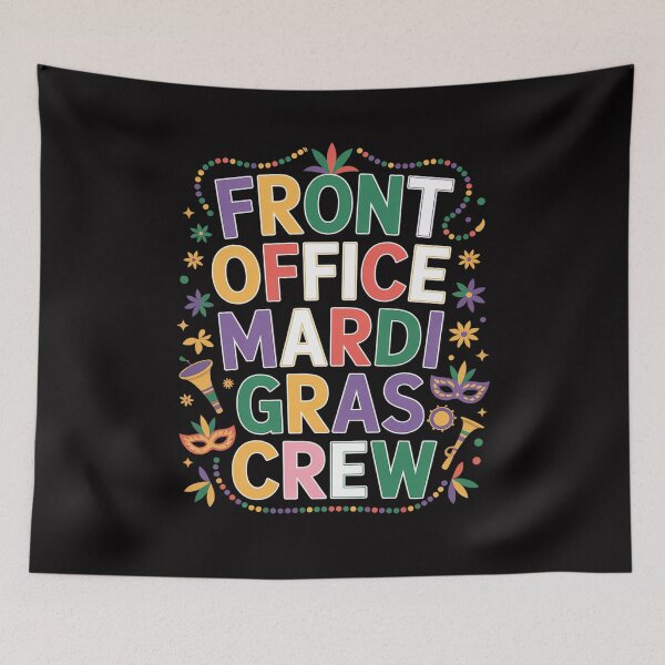 Item preview, Front Office Mardi Gras Crew Office Staff Mardi Carnival designed and sold by gerardostokes.