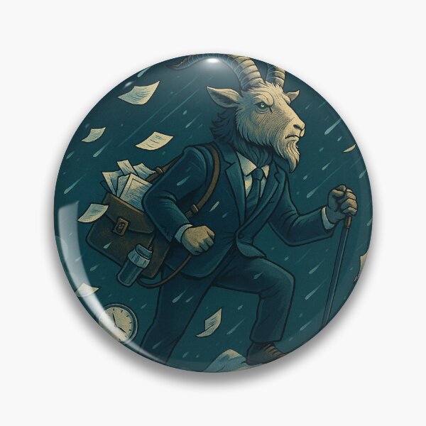 Item preview, Capricorn Workaholic Card – Dark Vintage Zodiac Art designed and sold by the-dovlat.