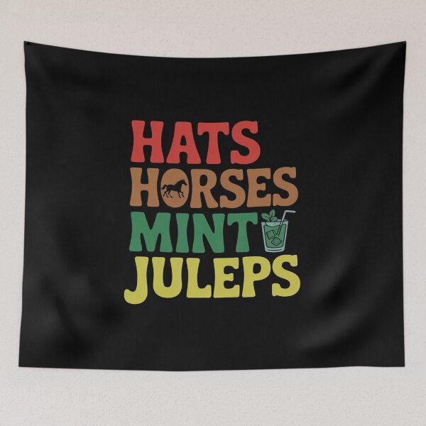 Item preview, Hats Horses Mint Juleps  designed and sold by VerseFarm.