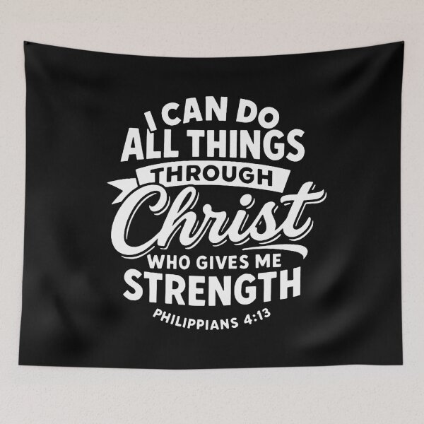 Item preview, Philippians 4:13 I can do all things through Christ who gives me strength designed and sold by plushism.