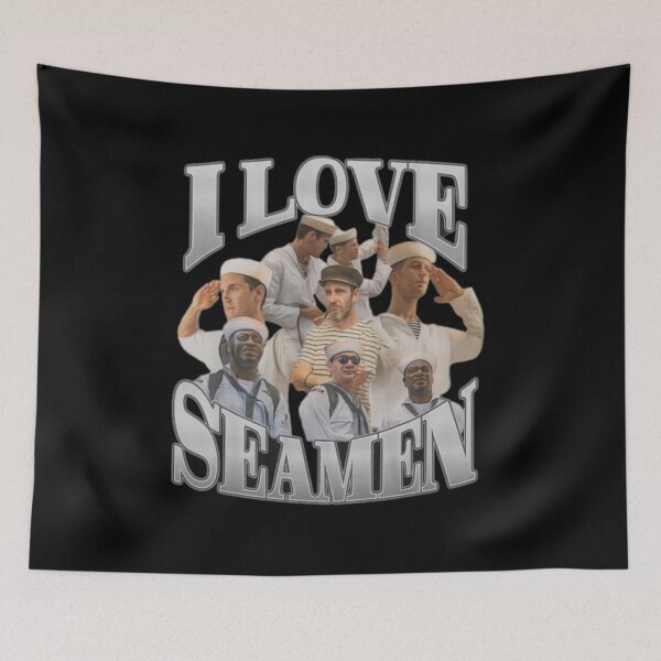 Item preview, i love seamen designed and sold by itswallcraft.