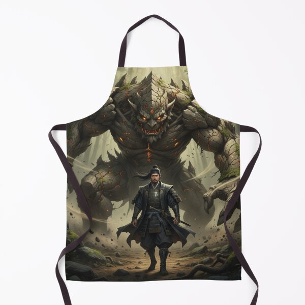 Item preview, Samurai vs Earth Titan – Guardian of the Ancient Forest | Mori no Akari Series designed and sold by Mori-no-Akari.
