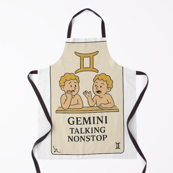 Item preview, Gemini Funny Zodiac Card - Minimal Retro Playing Card designed and sold by the-dovlat.