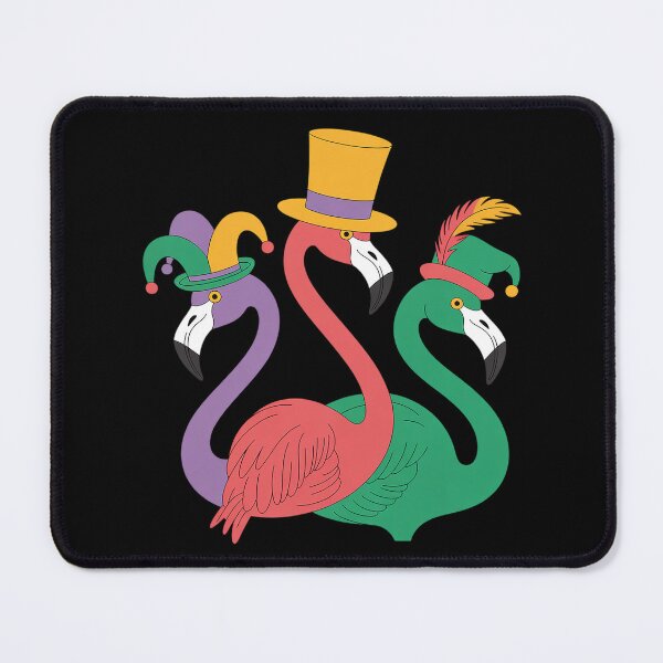 Item preview, Flamingo Purple Yellow Louisiana Mardi Gras Women Men Kids designed and sold by joedavila.