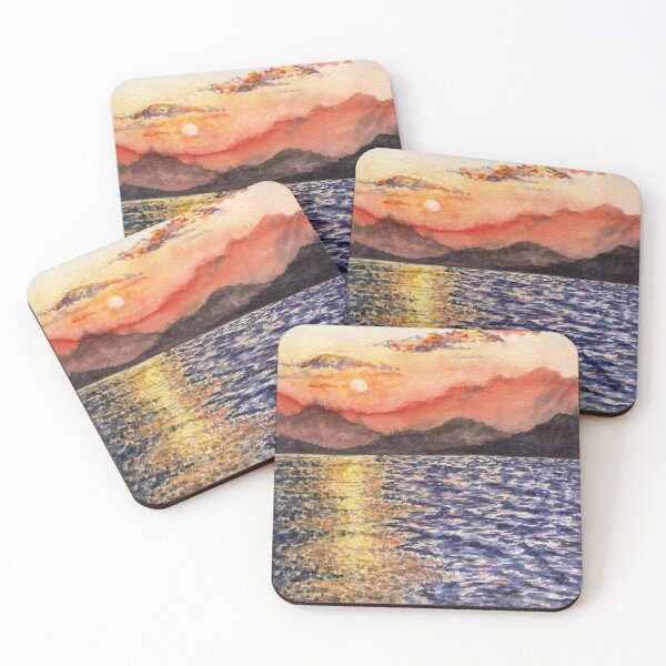 Item preview, Evening Beach Sunset designed and sold by PurplPaints.