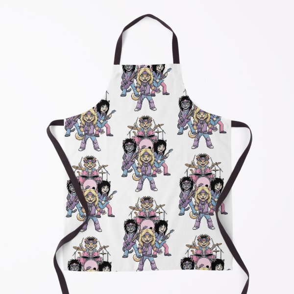 Item preview, Mewtley Crue - Kickstart My Purr Glam Metal Band designed and sold by Coldink.