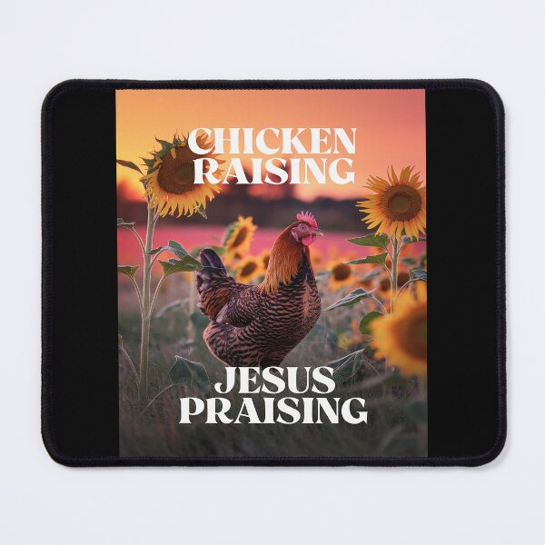 Item preview, Jesus Praising Chicken Raising Church Faith Farm Lover Girls 4 designed and sold by MarryIsMonth.