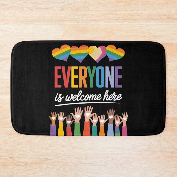 Item preview, Everyone is Welcome Here Hearts Idaho Teacher Support  designed and sold by FadeOfThrone.