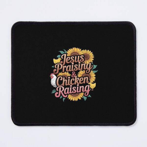 Item preview, Jesus Praising Chicken Raising Faith Farm Girls designed and sold by SyntaxClaw.