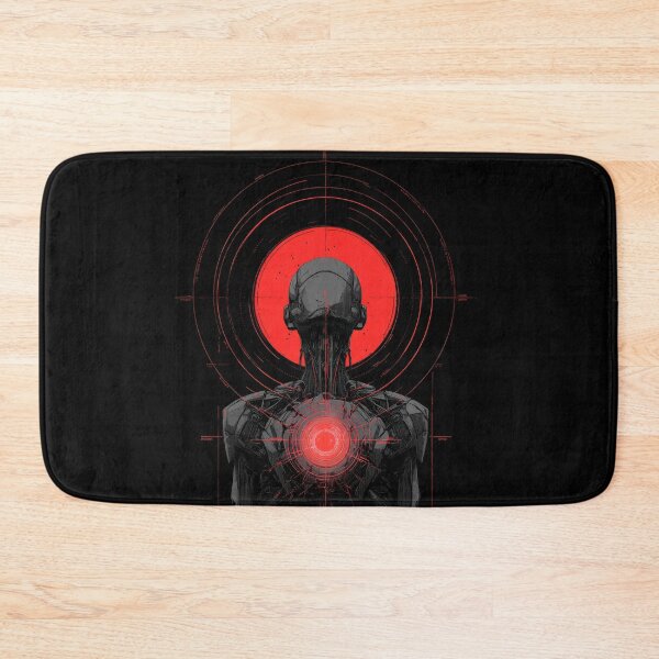 Item preview, Crimson Core – Futuristic Cyber Entity designed and sold by wolfgangrainer.