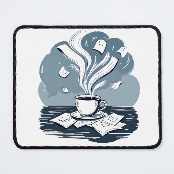 Item preview, Deadlines & Coffee – Minimalist Office Illustration designed and sold by MagicMicki.