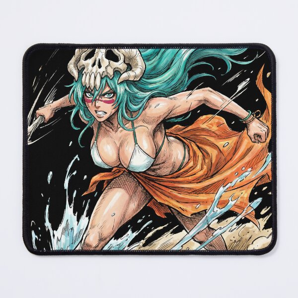 Item preview, Beach Green Haired Former Espada Tercera Arrancar Resurrection Gamuza Centaur Lance Hollow Mask Fan Art Portrait Poster T-Shirt Sticker Print Gift Brave Souls designed and sold by Senpaiwaves.