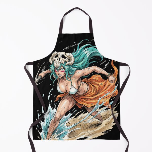 Item preview, Beach Green Haired Former Espada Tercera Arrancar Resurrection Gamuza Centaur Lance Hollow Mask Fan Art Portrait Poster T-Shirt Sticker Print Gift Brave Souls designed and sold by Senpaiwaves.