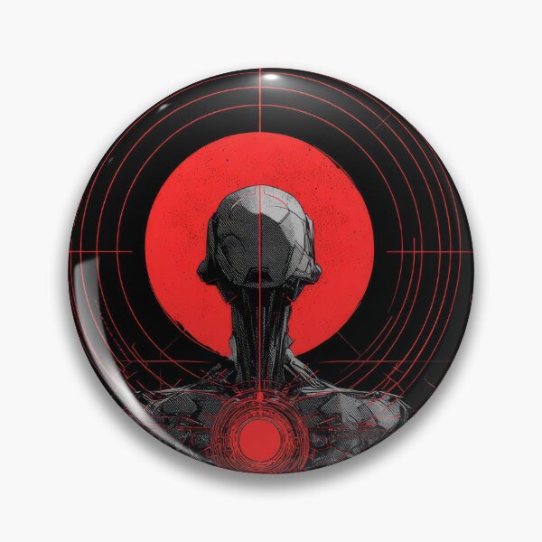 Item preview, Crimson Core – Futuristic Cyber Entity designed and sold by wolfgangrainer.