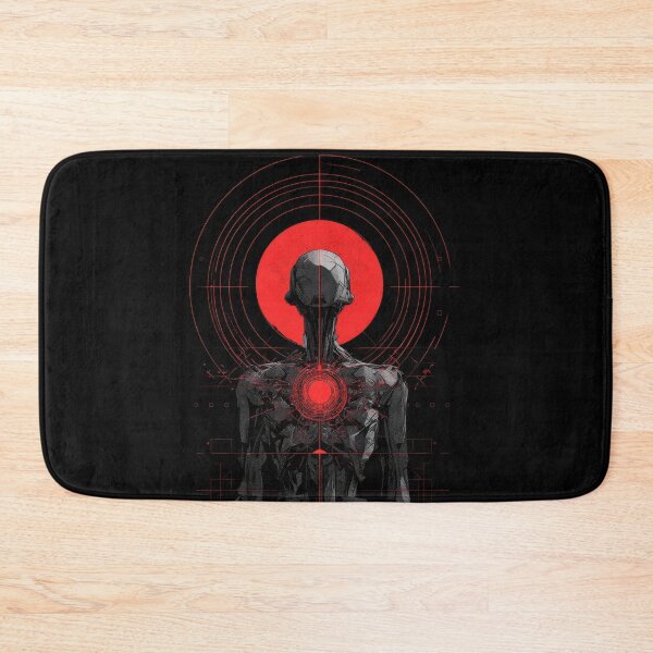 Item preview, Crimson Core – Futuristic Cyber Entity designed and sold by wolfgangrainer.