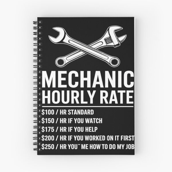 Item preview, Mechanic Hourly Rate Funny Car Motorcycle Labor For Men 1  designed and sold by KotexTemu.