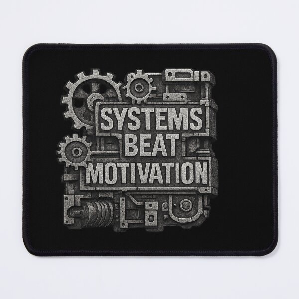 Item preview, Systems Beat Motivation - Industrial Brutalist Gear Design designed and sold by MKreative Studio.