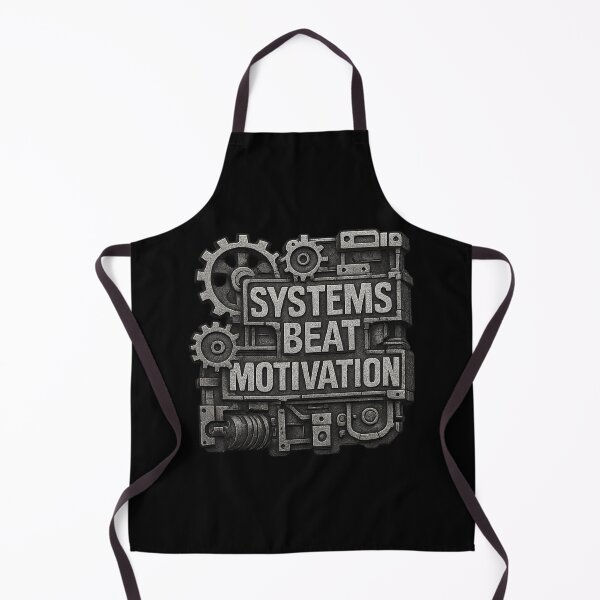 Item preview, Systems Beat Motivation - Industrial Brutalist Gear Design designed and sold by MKreative Studio.