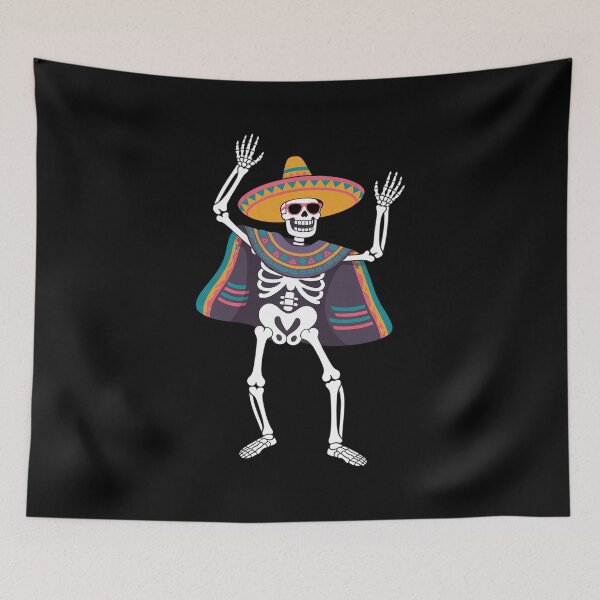 Item preview, Dabbing Mexican Skeleton Poncho Cinco de Mayo Boys Men designed and sold by KristieRamsey.