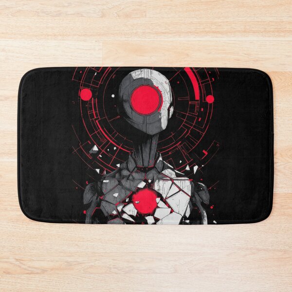 Item preview, Crimson Core – Futuristic Cyber Entity designed and sold by wolfgangrainer.
