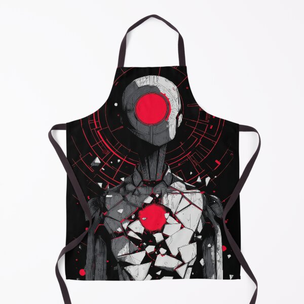 Item preview, Crimson Core – Futuristic Cyber Entity designed and sold by wolfgangrainer.