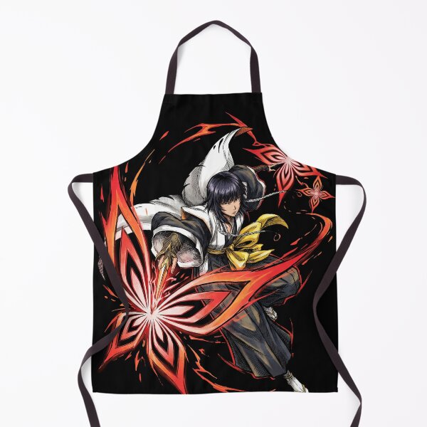 Item preview, Black Haired Stealth Captain Wasp Assassin Suzumebachi Bankai Jakuho Raikoben Second Division Fan Art Portrait Illustration Poster T-Shirt Sticker Print Gift designed and sold by Senpaiwaves.