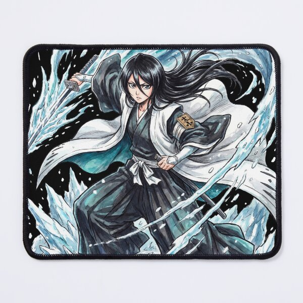 Item preview, Captain Ice Princess Bankai Sode no Shirayuki Absolute Zero Dance Tsukishiro Fan Art Portrait Illustration Poster T-Shirt Sticker Print Brave Souls designed and sold by Senpaiwaves.