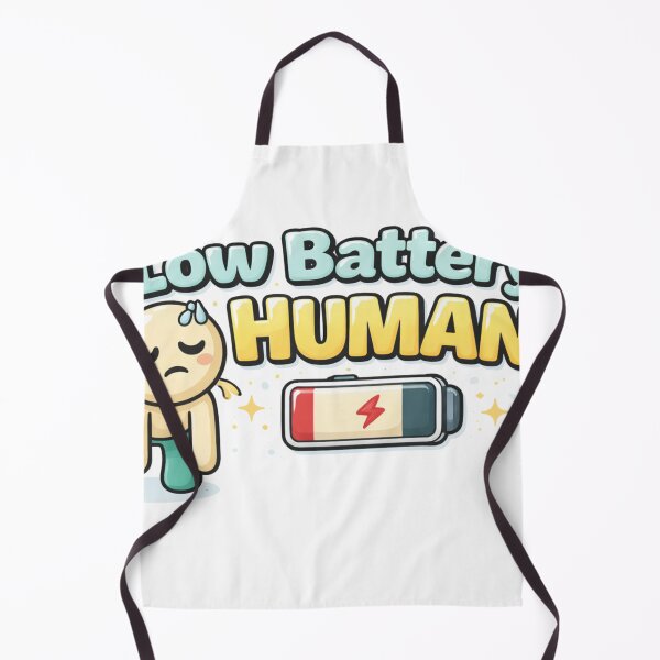 Item preview, Low Battery Human designed and sold by MoodThread.