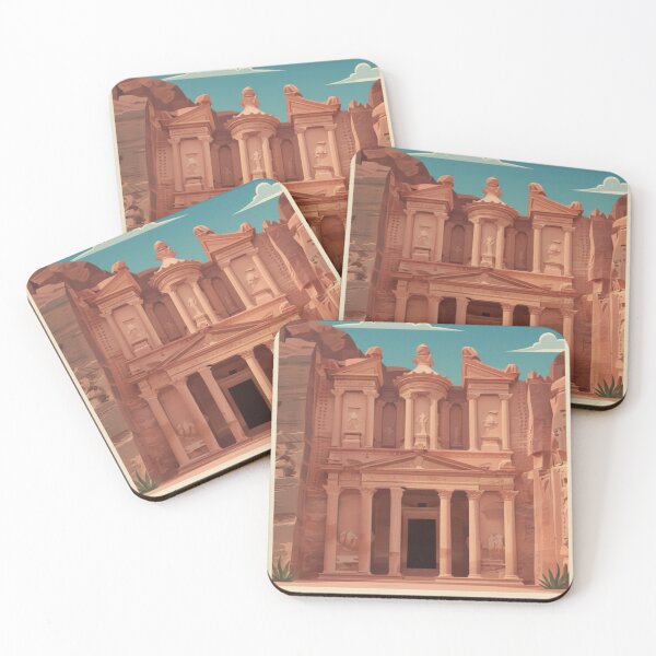 Item preview, Petra Vintage Travel Art - Lost City - Egypt designed and sold by Wanderprintt.