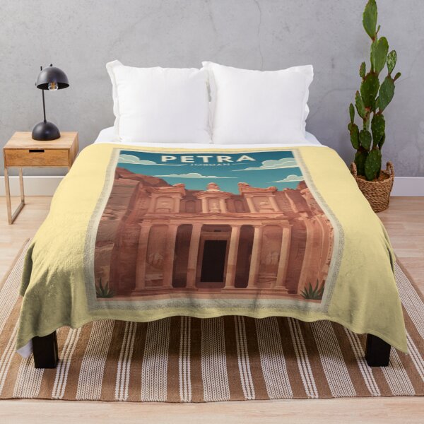 Item preview, Petra Vintage Travel Art - Lost City - Egypt designed and sold by Wanderprintt.