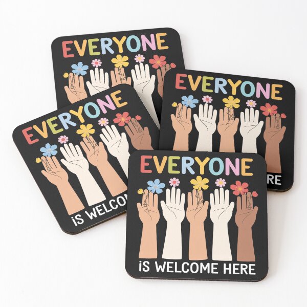 Item preview, Everyone Is Welcome Here Support of diversity and inclusion  designed and sold by FadeOfThrone.