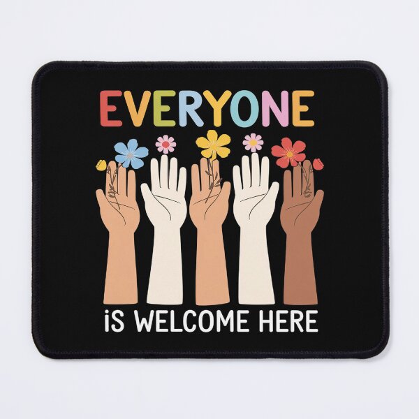 Item preview, Everyone Is Welcome Here Support of diversity and inclusion designed and sold by FadeOfThrone.