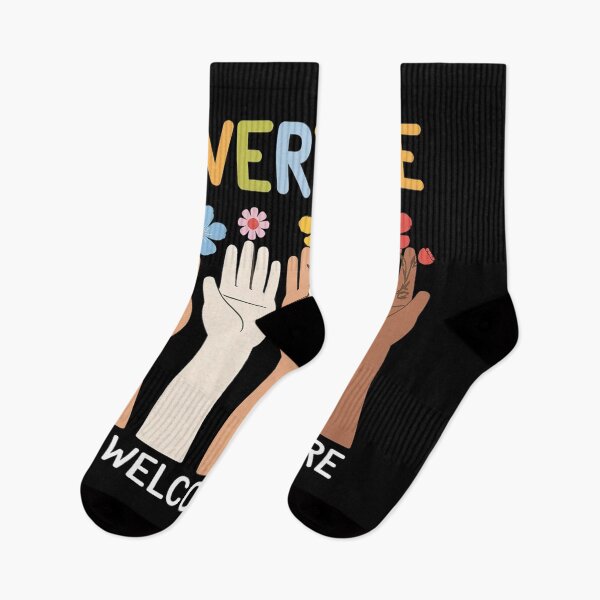 Item preview, Everyone Is Welcome Here Support of diversity and inclusion  designed and sold by FadeOfThrone.