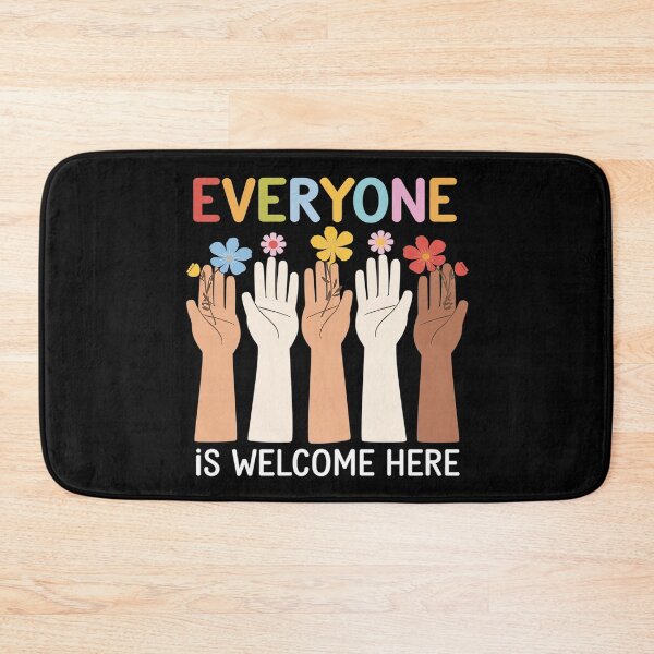 Item preview, Everyone Is Welcome Here Support of diversity and inclusion  designed and sold by FadeOfThrone.