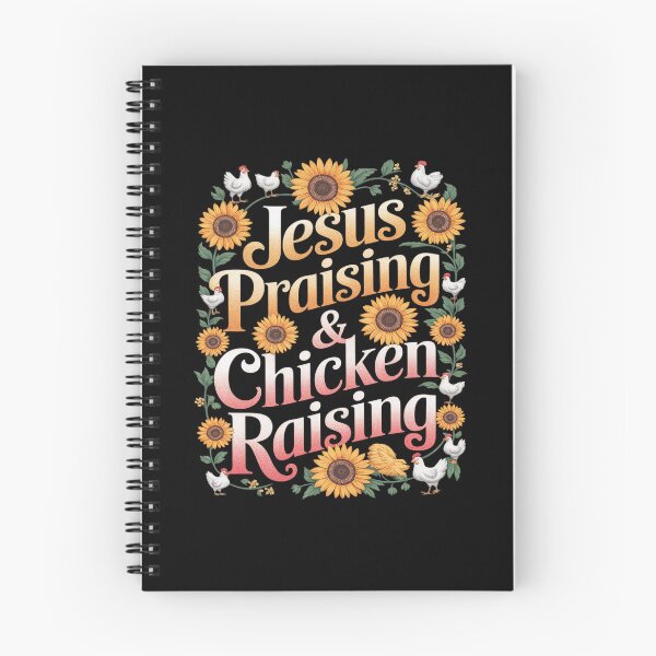 Item preview, Jesus Praising Chicken Raising Faith Farm Girls 4  designed and sold by MarryIsMonth.