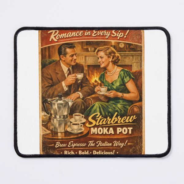 Item preview, Romance in Every Sip: Starbrew’s Vintage Charm designed and sold by ForeverPrintsOK.