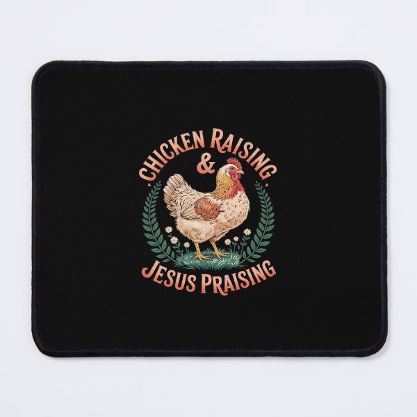 Item preview, Jesus Praising Chicken Raising Faith Farm Girls 3 designed and sold by SyntaxClaw.