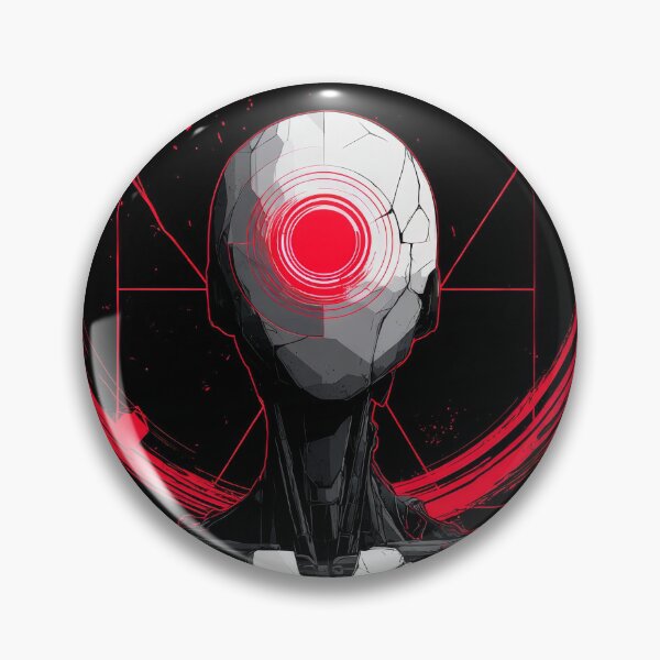 Item preview, Crimson Core – Futuristic Cyber Entity designed and sold by wolfgangrainer.