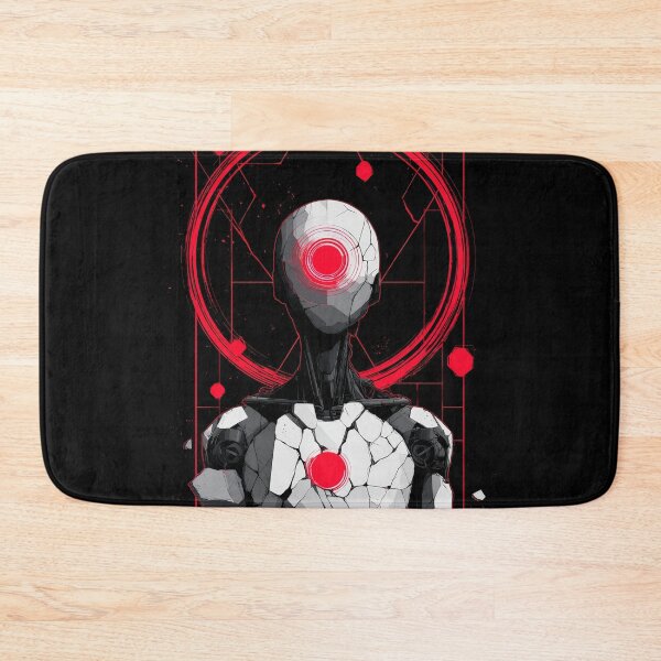 Item preview, Crimson Core – Futuristic Cyber Entity designed and sold by wolfgangrainer.