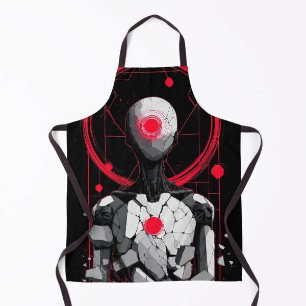 Item preview, Crimson Core – Futuristic Cyber Entity designed and sold by wolfgangrainer.