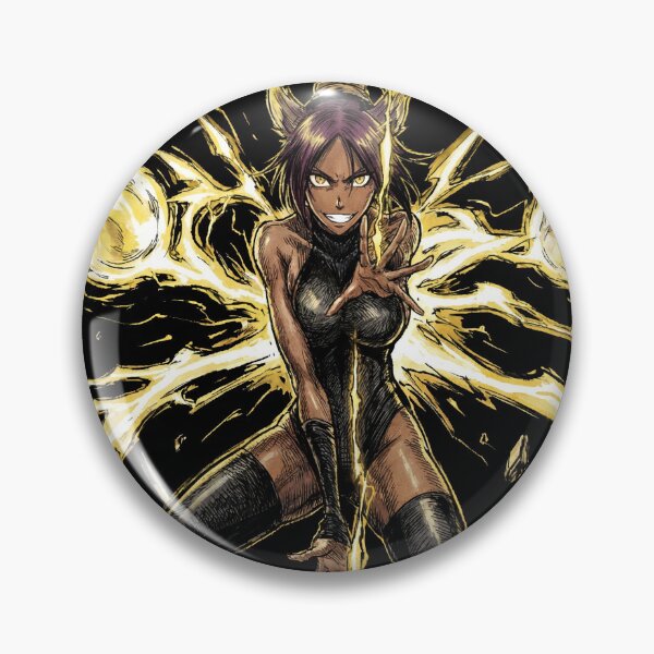 Item preview, Purple Haired Lightning Flash Goddess Cat Form Shihouin Clan Brave Souls Fan Art Portrait Illustration Poster T-Shirt Sticker Print Gift designed and sold by Senpaiwaves.