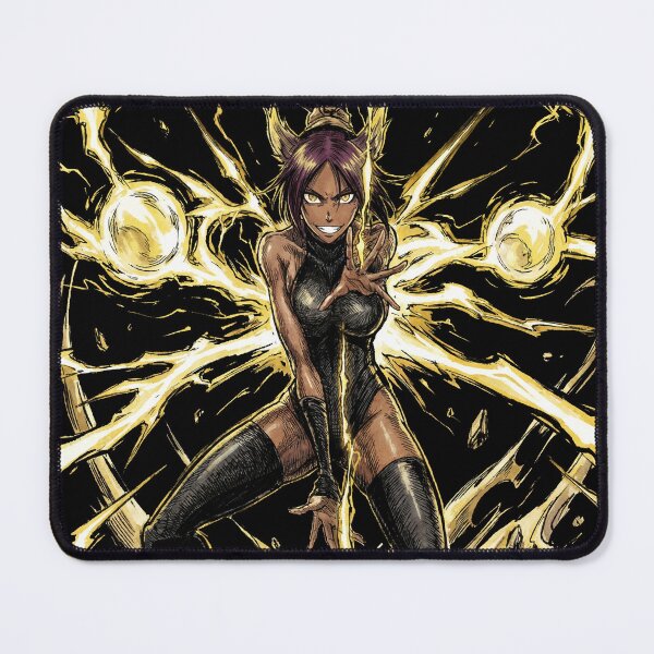 Item preview, Purple Haired Lightning Flash Goddess Cat Form Shihouin Clan Brave Souls Fan Art Portrait Illustration Poster T-Shirt Sticker Print Gift designed and sold by Senpaiwaves.