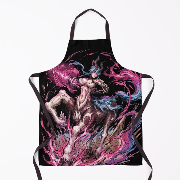 Item preview, Nelliel Green Haired Former Espada Tercera Arrancar Resurrection Gamuza Centaur Lance Hollow Mask Fan Art Portrait Poster T-Shirt Sticker Print Gift Brave Souls designed and sold by Senpaiwaves.