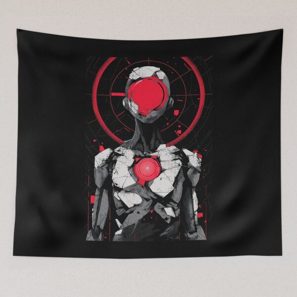 Item preview, Crimson Core – Futuristic Cyber Entity designed and sold by wolfgangrainer.