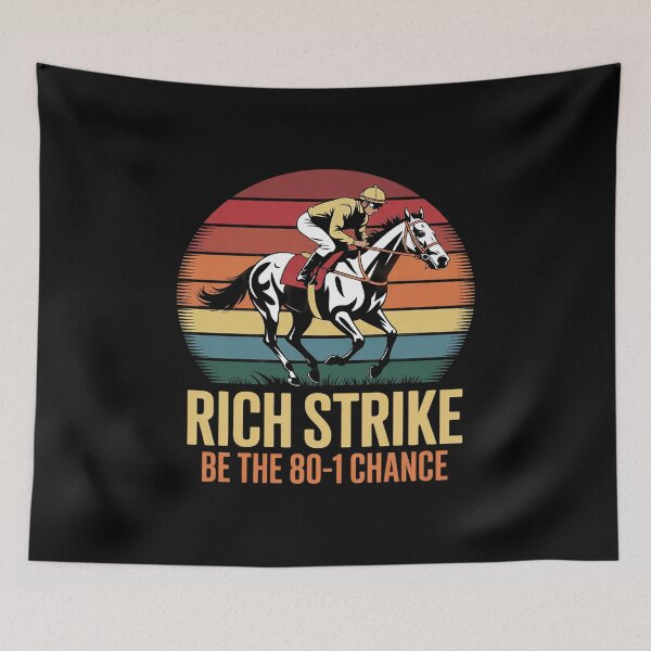 Item preview, Horse Racing Rich Strike Be The 80-1 Chance, Derby Winner  designed and sold by VerseFarm.