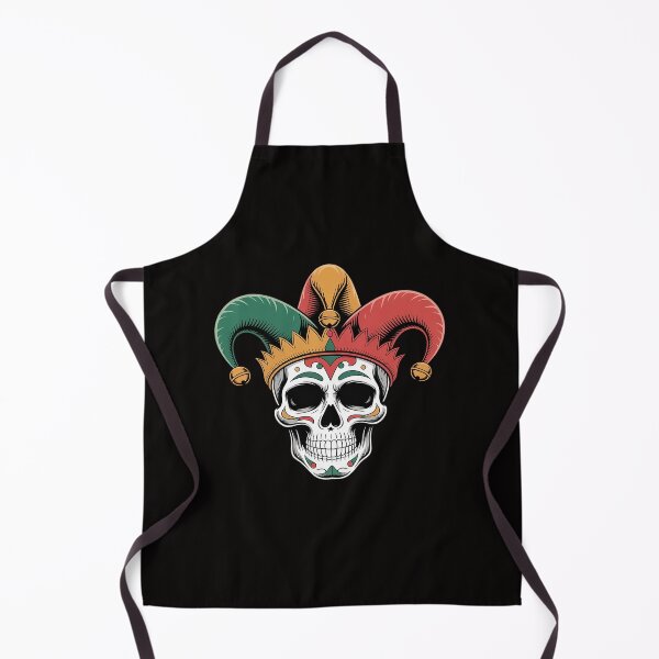 Item preview, Cute Mardi Gras Skull Jester Mask New Orleans Art designed and sold by HesterFoley.