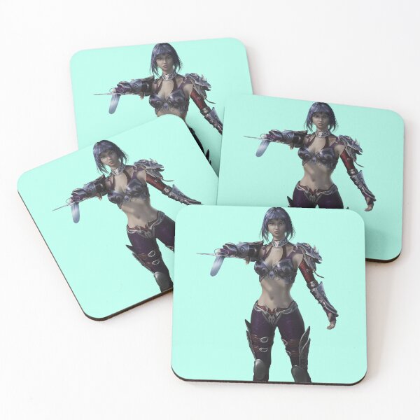 Item preview, Female Fantasy Warrior with Blade – Armored Assassin Character Digital Illustration designed and sold by Fashion Empire.