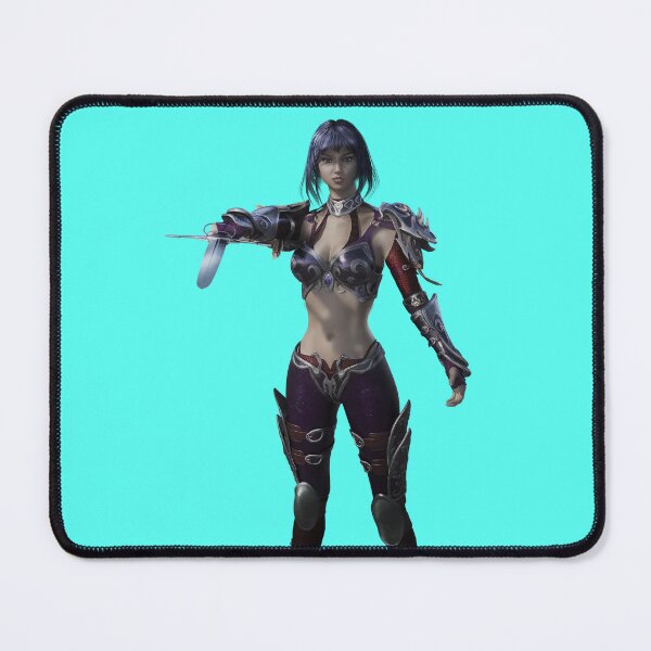 Item preview, Female Fantasy Warrior with Blade – Armored Assassin Character Digital Illustration designed and sold by Fashion Empire.
