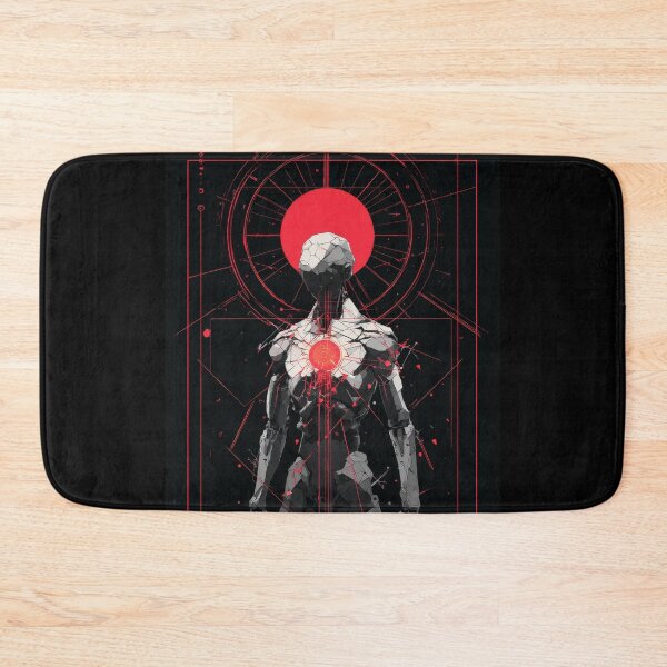 Item preview, Crimson Core – Futuristic Cyber Entity designed and sold by wolfgangrainer.