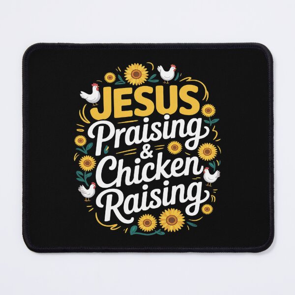 Item preview, Jesus Praising Chicken Raising Faith Farm Girls6 designed and sold by MarryIsMonth.